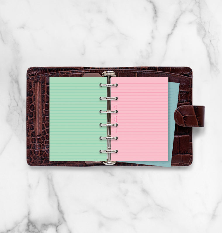 filofax-fashion-notizpapier-liniert-sortiert-pocket-organiser-einlage image 3
