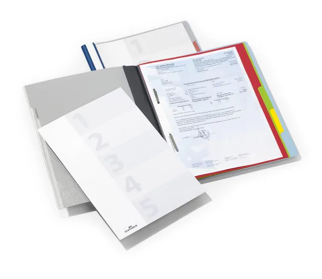 durable-divisoflex-schnellhefter-a4-blau-mappe-mit-5-unterteilungen-255706 image 1