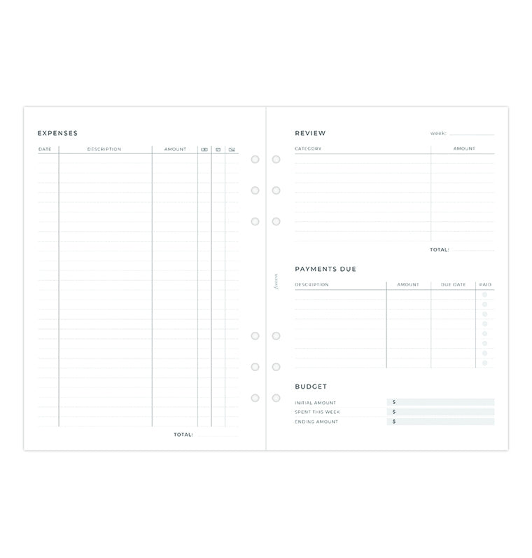 filofax-expense-tracker-einlage-a5 image 4