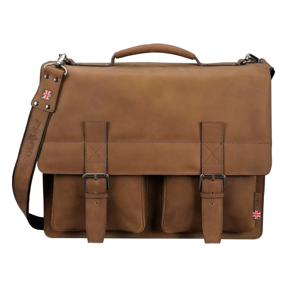 alassio-aktentasche-earl-briefcase-hellbraun-mit-laptopfach image 1