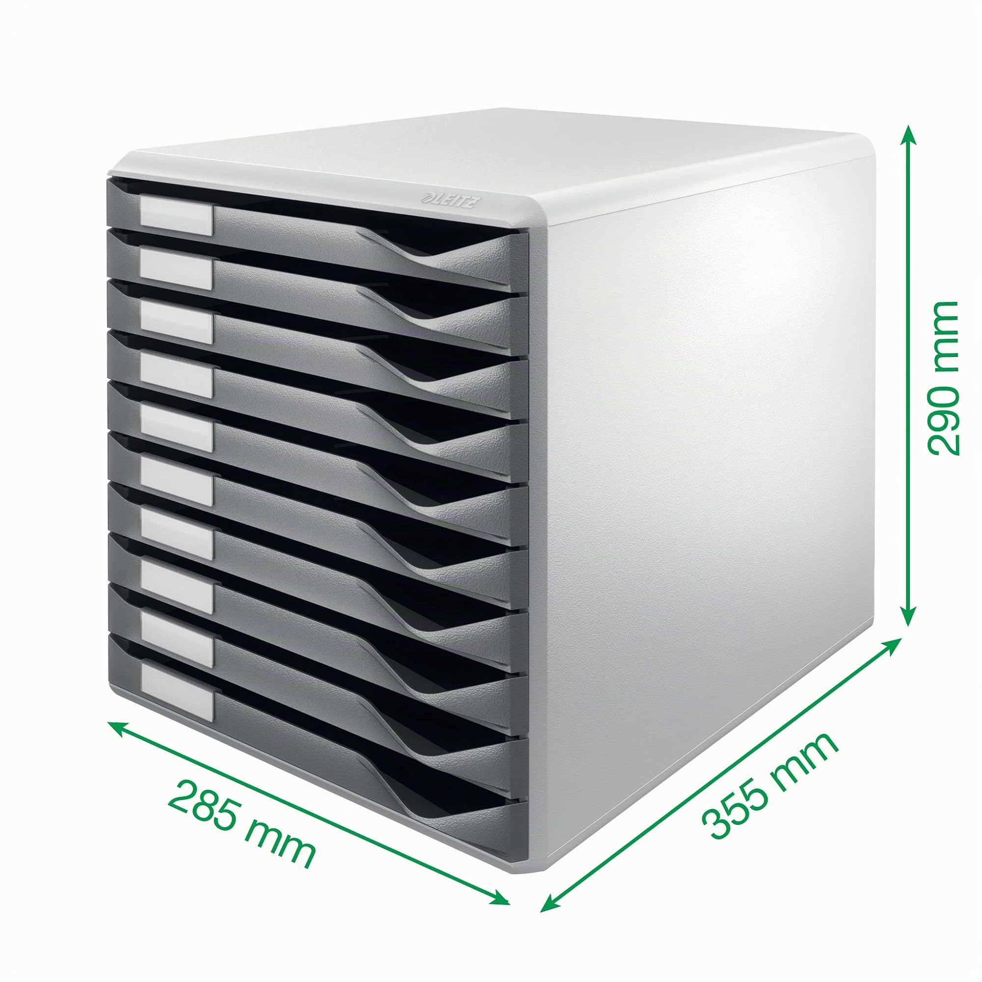 leitz-formular-set-52810095-mit-10-schubladen-a4-dokumentenschrank-schwarz image 3
