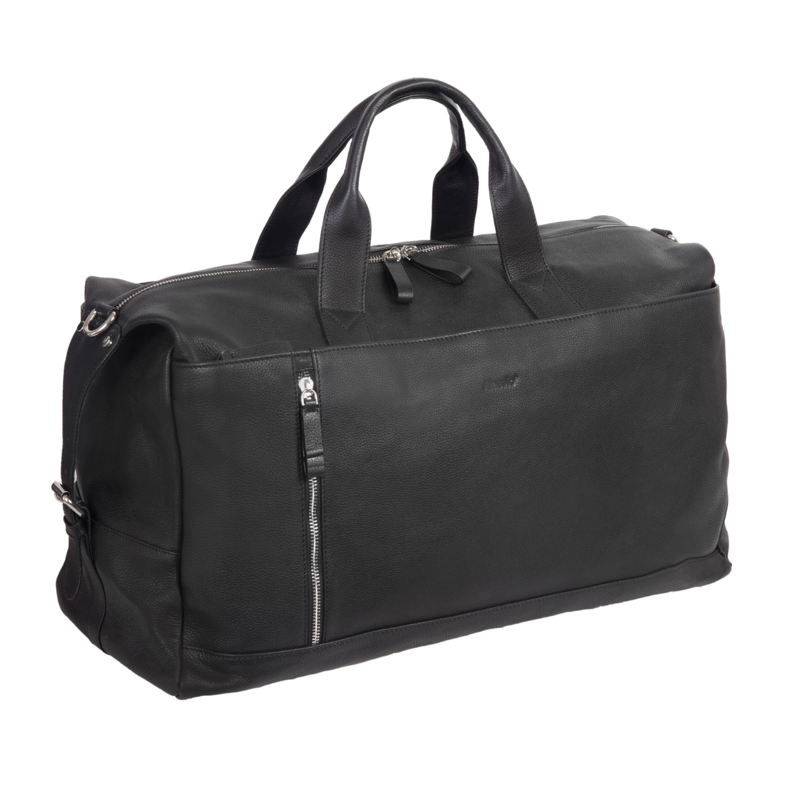 alassio-toro-weekender-schwarz-leder image 1
