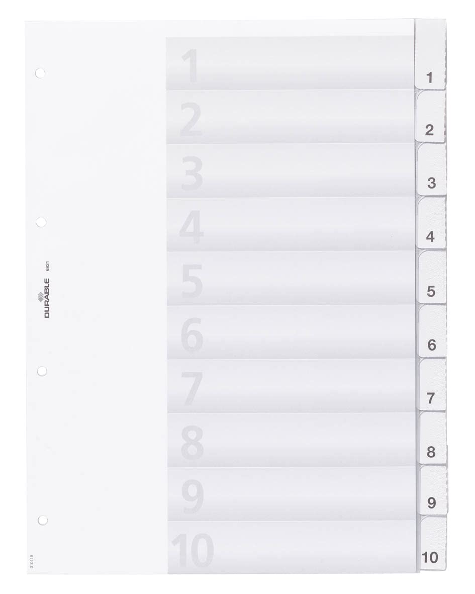 durable-register-a4-10-teilig-transparent-682119 image 1
