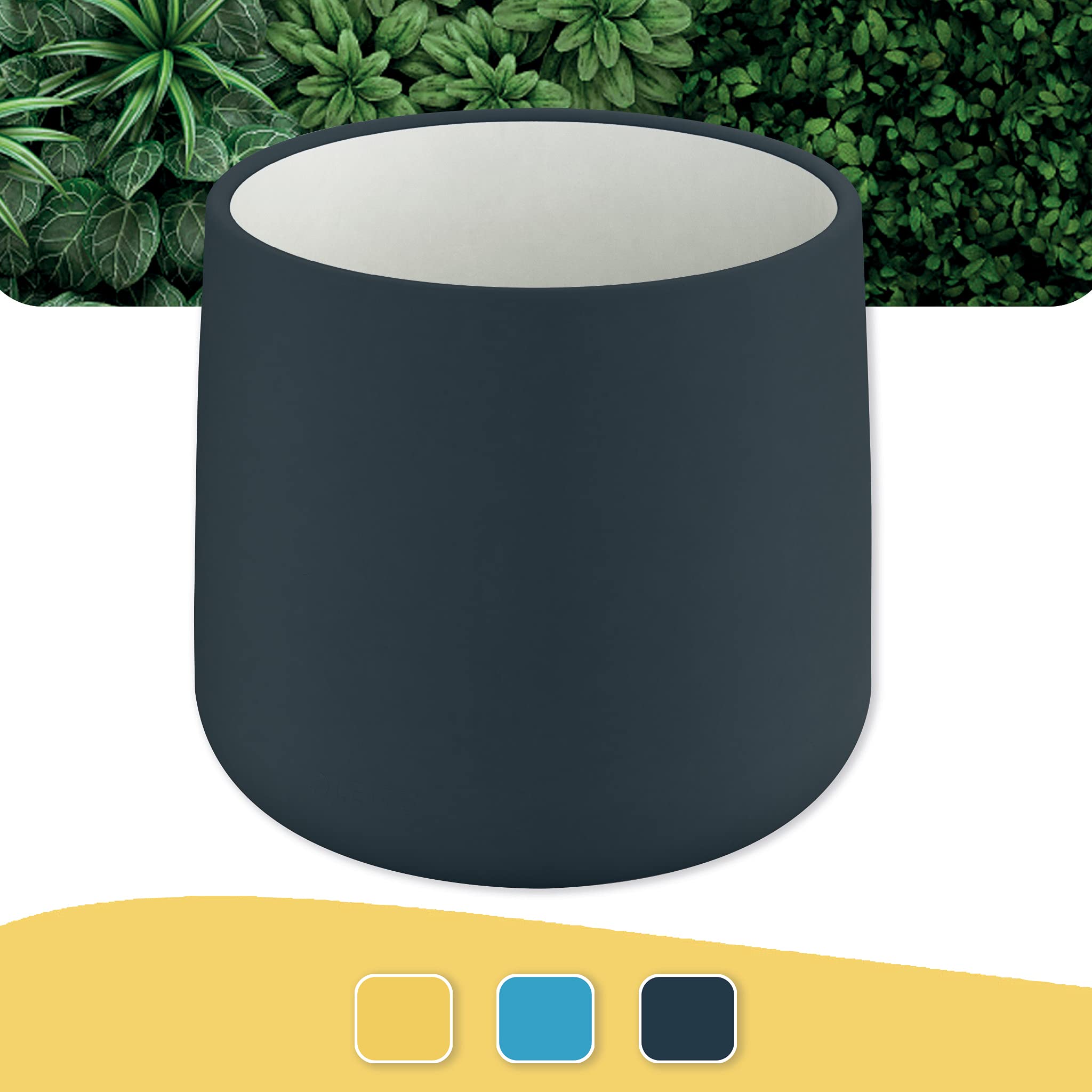 leitz-cosy-keramik-blumentopf-samtgrau-143-mm-53310089 image 2