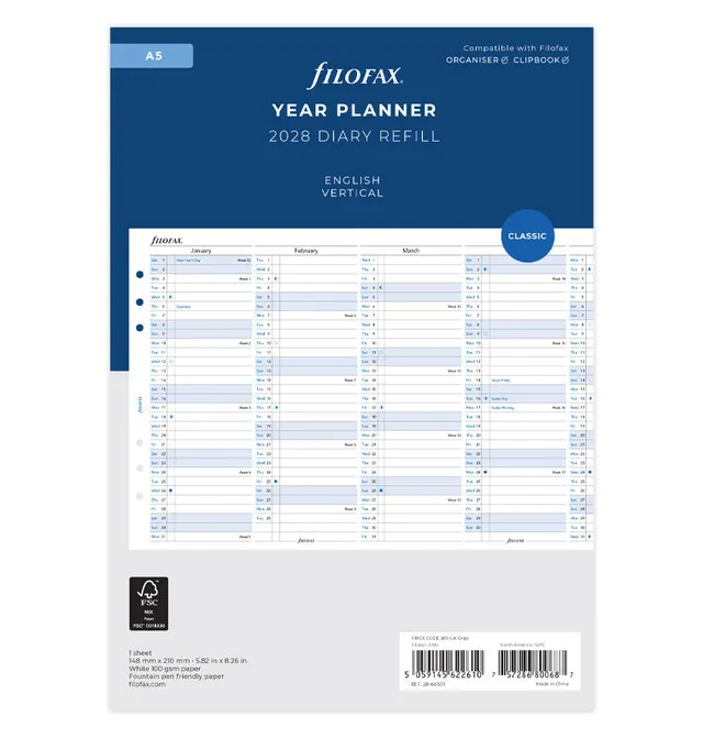 filofax-jahresplaner-englisch-a5-2028-leporello-2 image 1