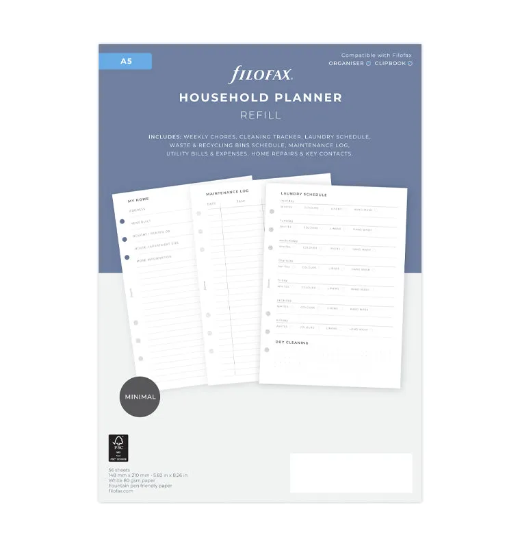 filofax-haushalts-planer-einlage-a5-wochenaufgaben-putzplan-w-sche image 1