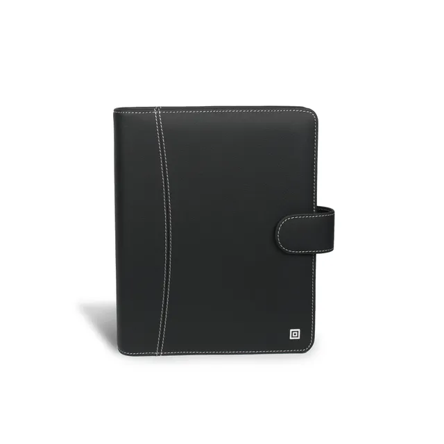 time-system-montana-a5-ringbuch-25-mm-schwarz-mit-verschlusslasche-italienisches image 1
