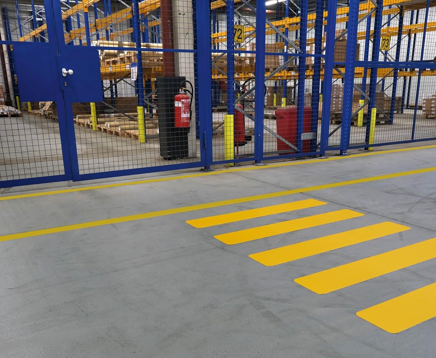 durable-bodenmarkierung-zebrastreifen-200-05-181004-5-st-ck-signalgelb image 2