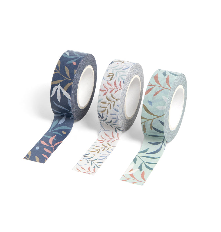 filofax-botanical-washi-tape-set-3-rollen-blau-mint-coral image 2