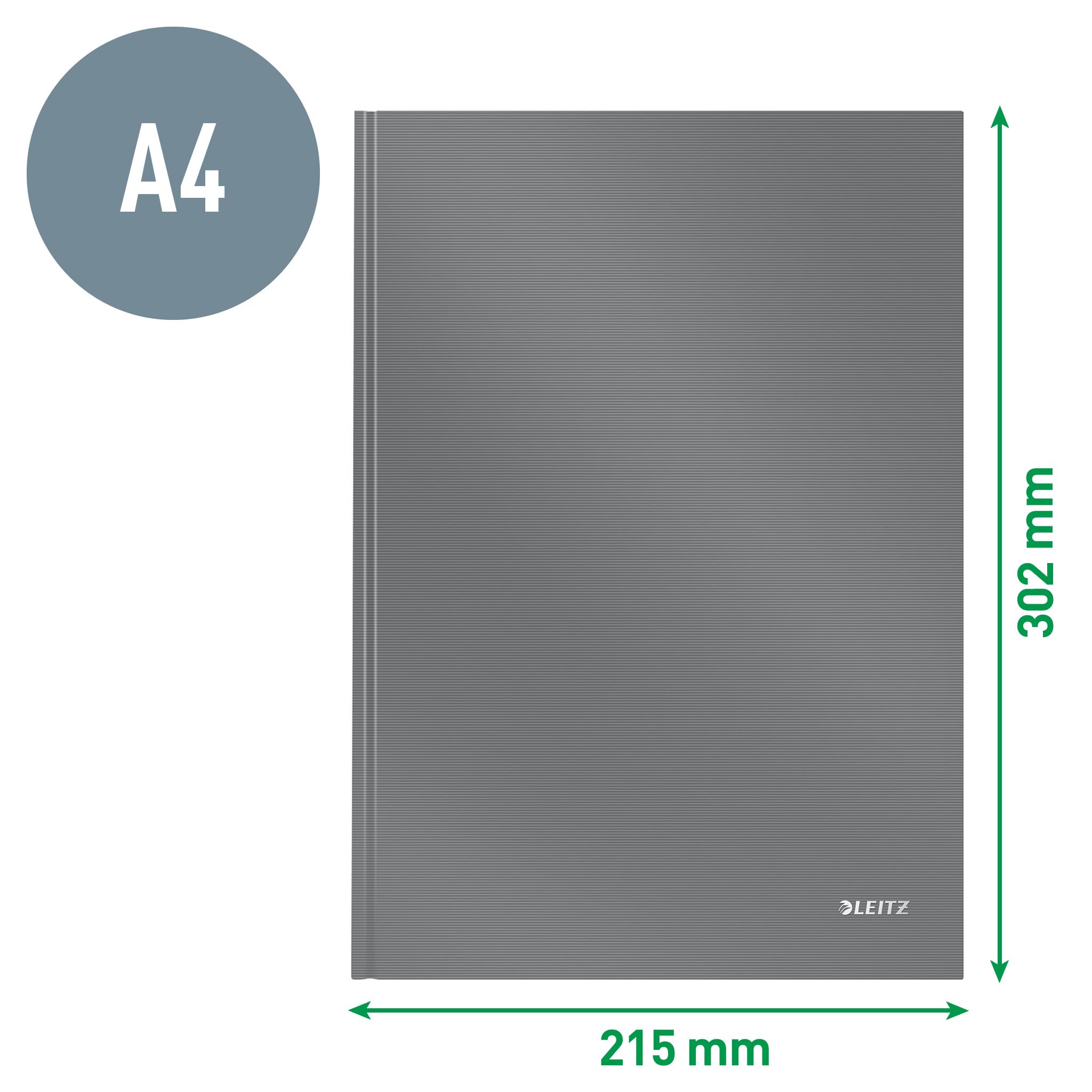 leitz-solid-notizbuch-a4-liniert-160-seiten-hardcover-hellblau image 4
