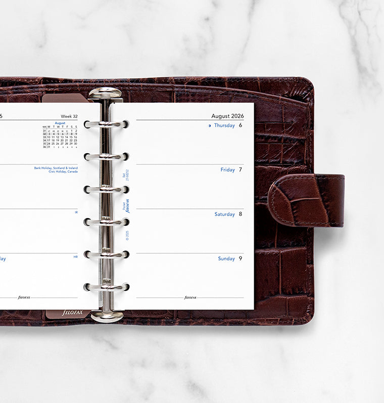 filofax-kalendereinlage-pocket-2026-2027-akademisch-1-woche-2-seiten-englisch image 2