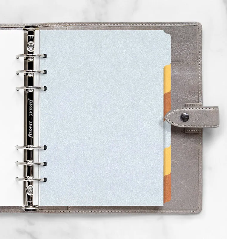 filofax-trennbl-tter-metallic-blanko-6er-set-a5-ros-gold-gold-silber image 1