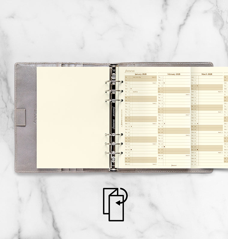 filofax-jahresplaner-englisch-a5-2028-cotton-cream image 3