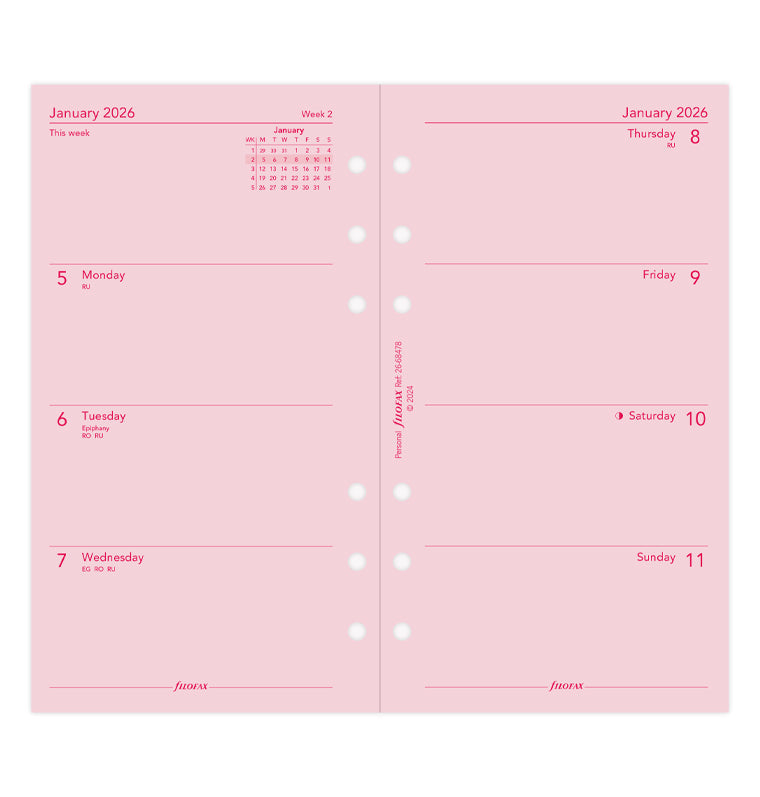 filofax-kalendereinlage-2026-personal-1-woche-2-seiten-englisch-pink image 4
