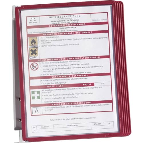 durable-vario-wall-5-wand-sichttafelsystem-a4-5-tafeln-rot-555103 image 8