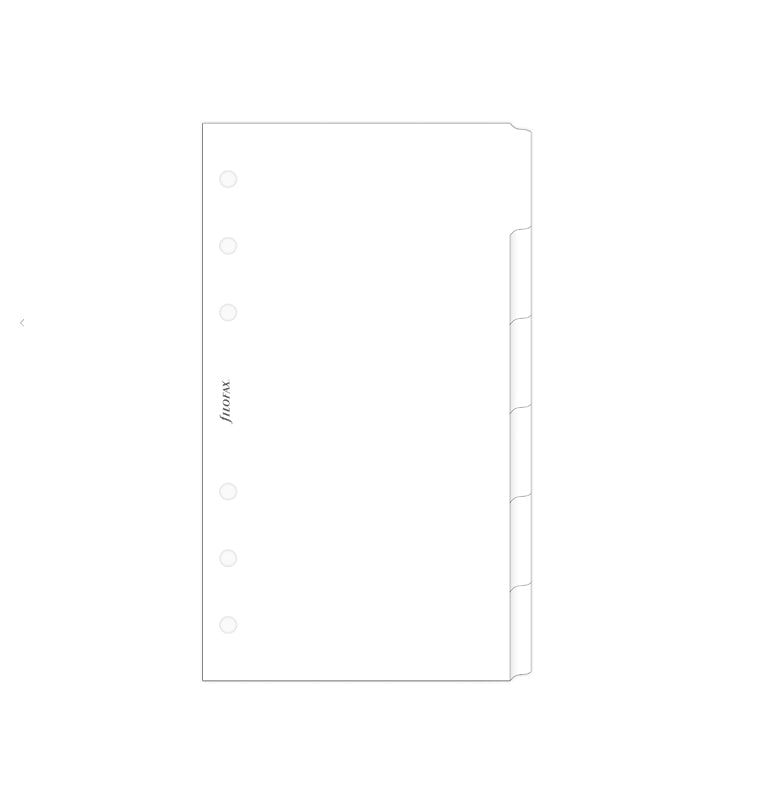 filofax-trennbl-tter-personal-wei-6er-blanko-mit-6-tabs image 3
