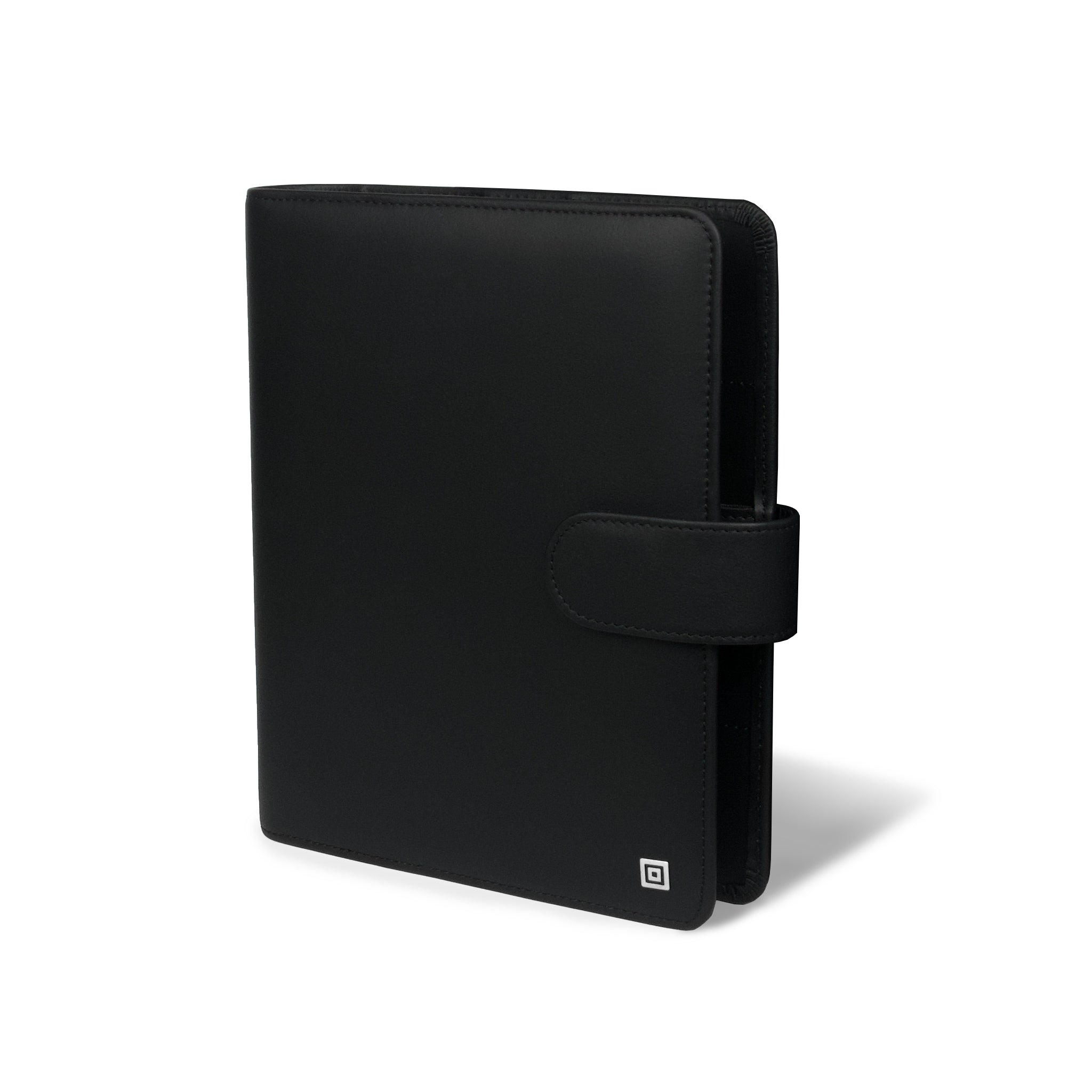 time-system-business-a5-klassik-ringbuch-25-mm-schwarz-mit-verschlusslasche image 1
