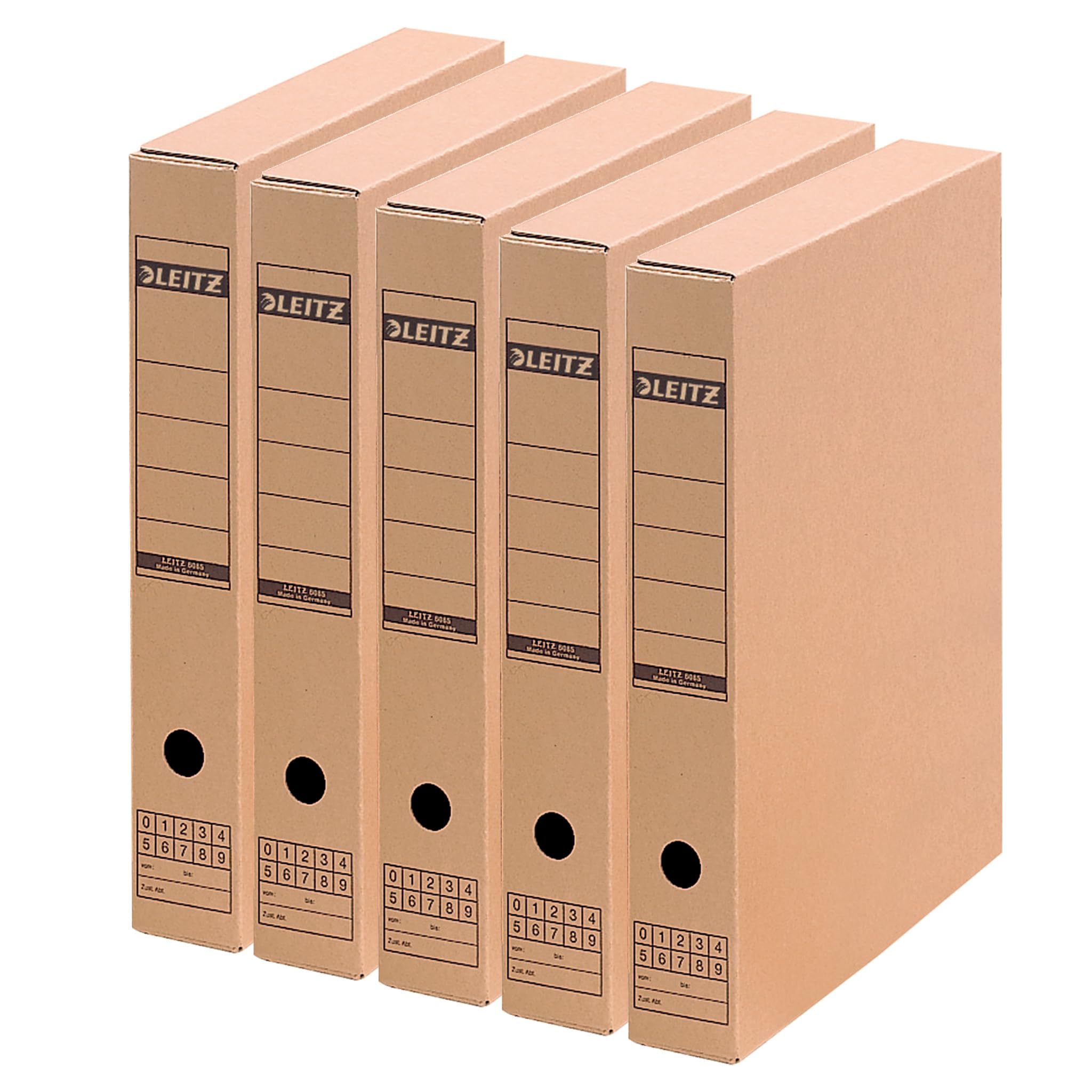 leitz-premium-archiv-schachtel-a4-70-mm-braun-10-st-ck-60840000 image 7