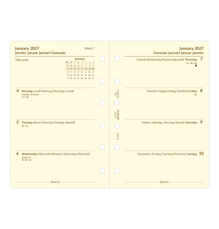filofax-2027-kalendereinlage-1-woche-2-seiten-multilingual-pocket-cotton-cream image 4