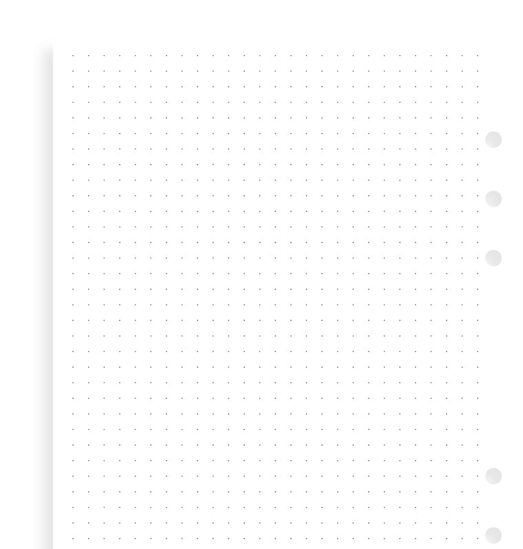 filofax-a5-dotted-journal-refill-punktkarierte-einlage image 4