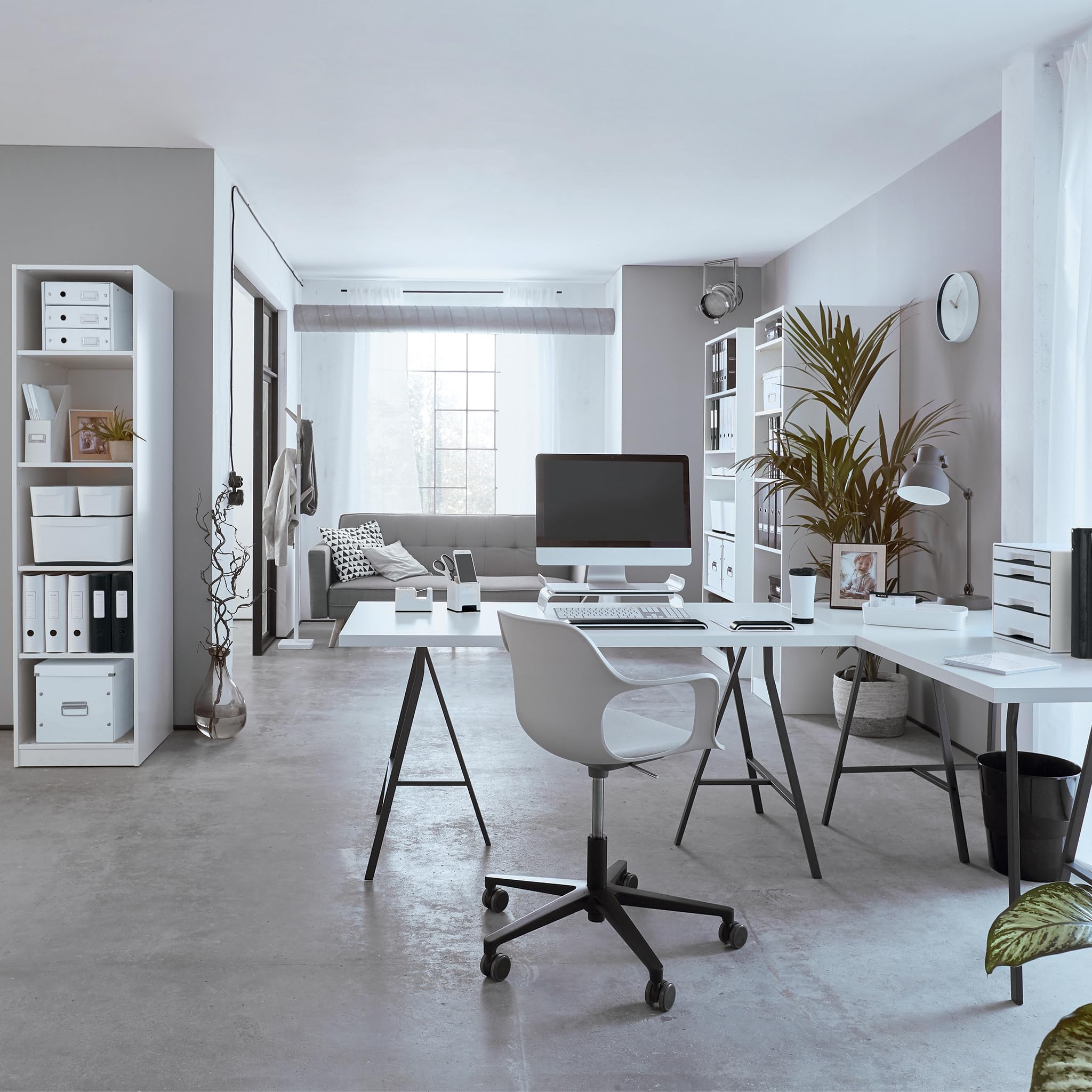 leitz-mybox-klein-aufbewahrungsbox-mit-deckel-a5-5-l-wei-grau image 6