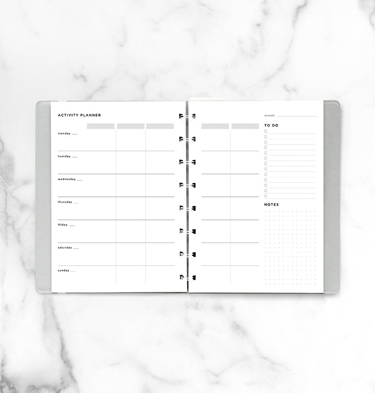 filofax-activity-planner-notebook-refill-a5-minimal-stil-80-g-m image 2