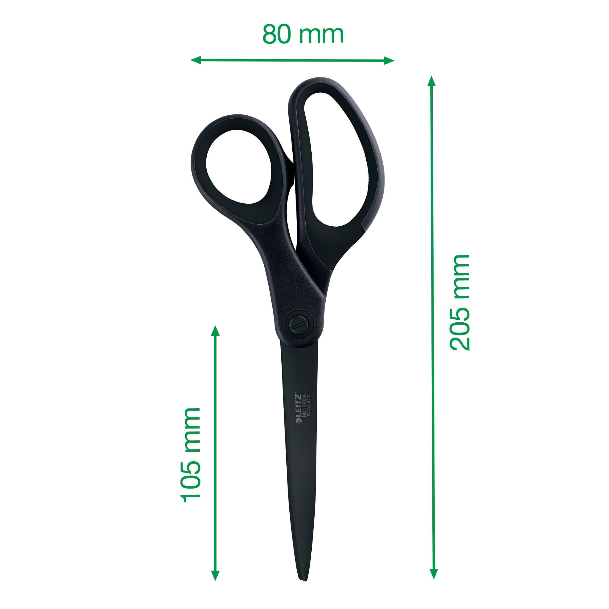 leitz-titan-anti-haft-schere-20-5-cm-haushaltsschere-schwarz image 5