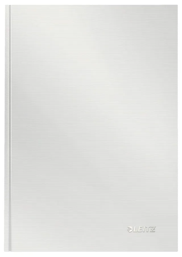 leitz-solid-notizbuch-a5-kariert-wei-hardcover-46660001 image 1