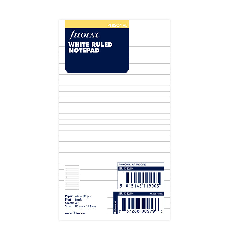 filofax-notizblock-wei-liniert-personal-40-blatt image 5