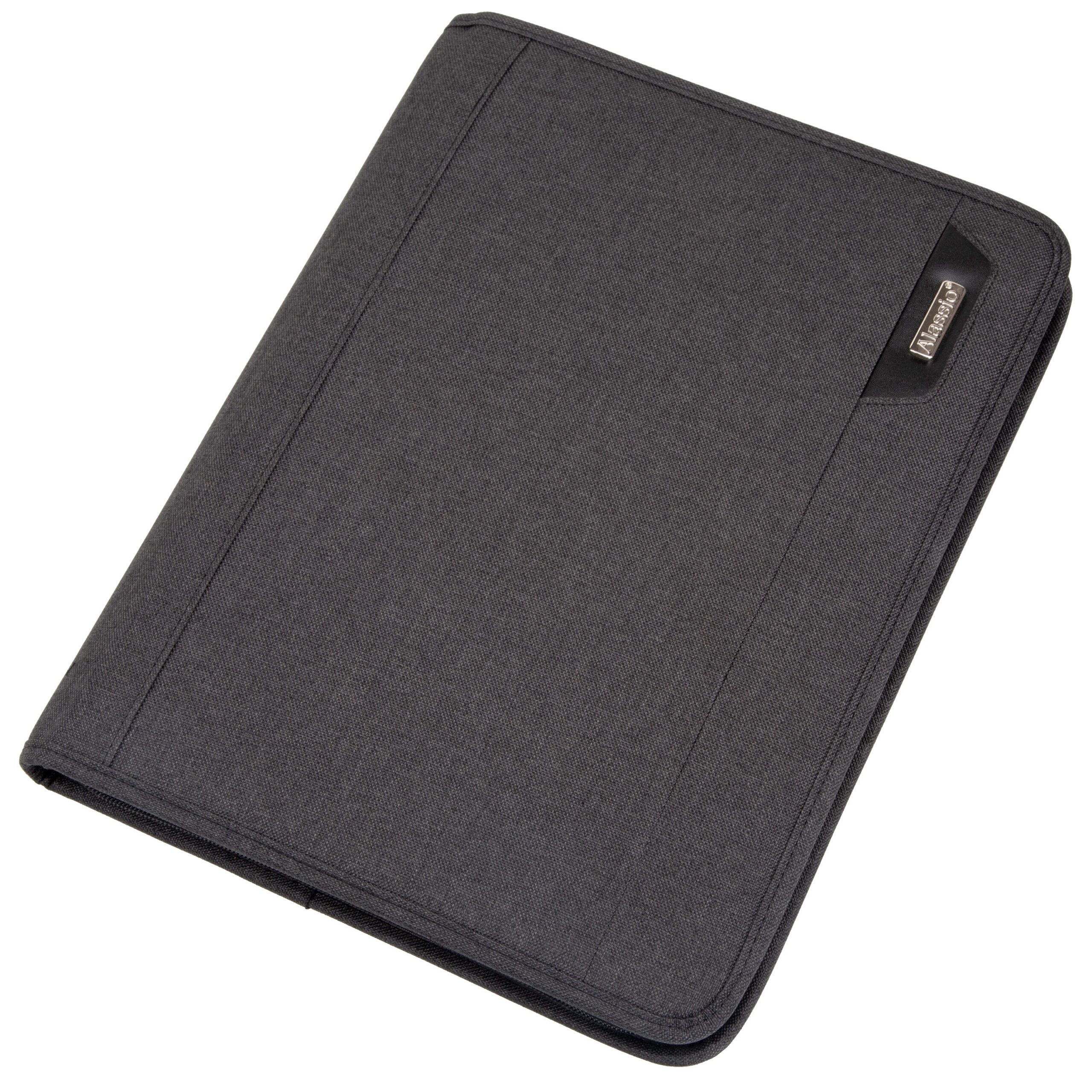 alassio-orgamappe-a4-olbia-anthrazit-polyester-mit-tabletfach image 1