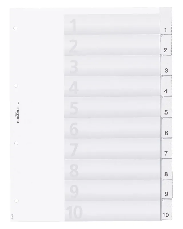 durable-register-a4-10-teilig-transparent-682119 image 1