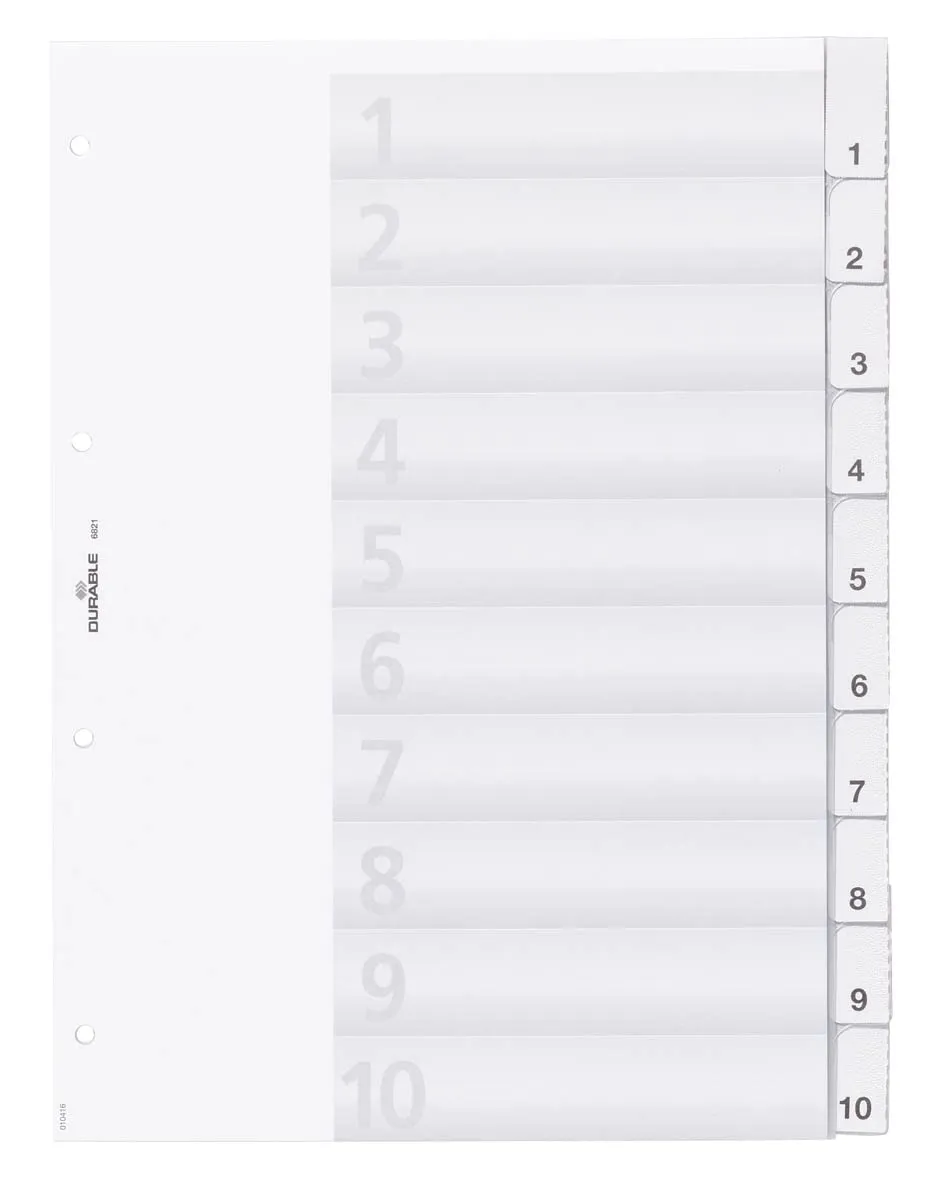 durable-register-a4-10-teilig-transparent-682119 image 1