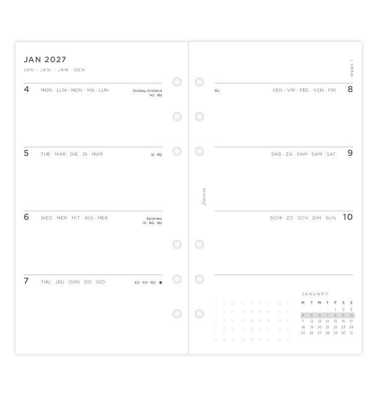 filofax-minimal-kalender-personal-2027-1-woche-auf-2-seiten-horizontal image 4