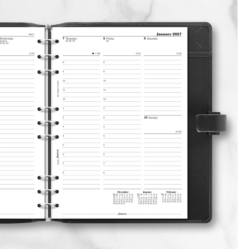 filofax-kalendereinlage-deskfax-2027-1-woche-2-seiten-englisch image 2