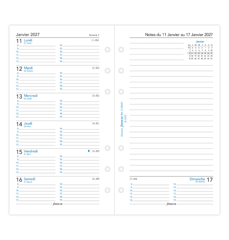 filofax-kalendereinlage-2027-personal-1-woche-1-seite-notizen-franz-sisch image 4