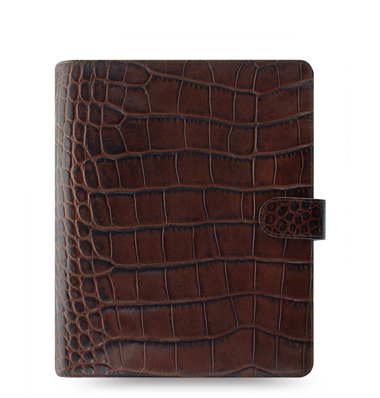 filofax-classic-croc-a5-organiser-kalbleder-mit-krokodilpr-gung image 1