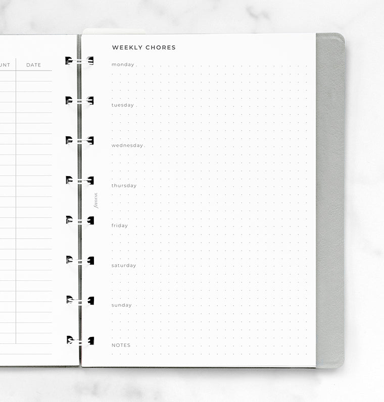 filofax-notebook-haushalts-planer-einlage-a5 image 2