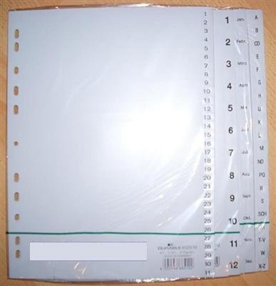 durable-zahlenregister-1-31-a4-pp-grau-10-st-ck image 2