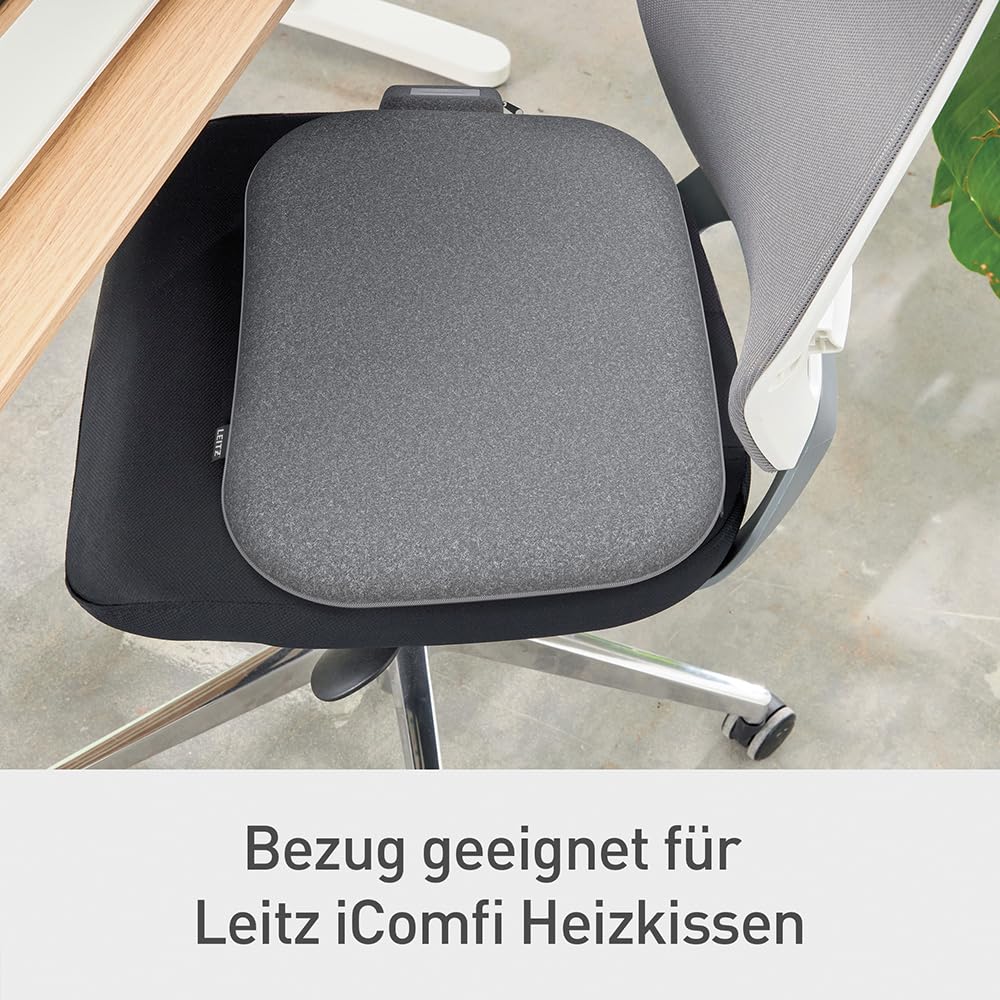 leitz-icomfi-kissenbezug-65960085-hellgrau-polyesterbezug-40-x-30-x-2-cm-mit-rei image 2