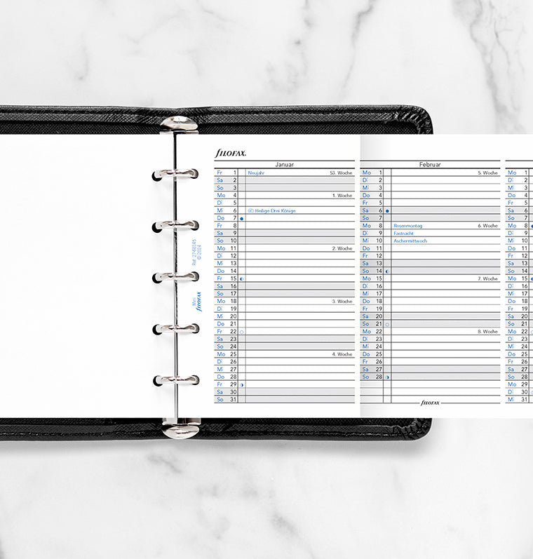 filofax-jahresplaner-deutsch-mini-2027-leporello-zum-ausklappen image 2