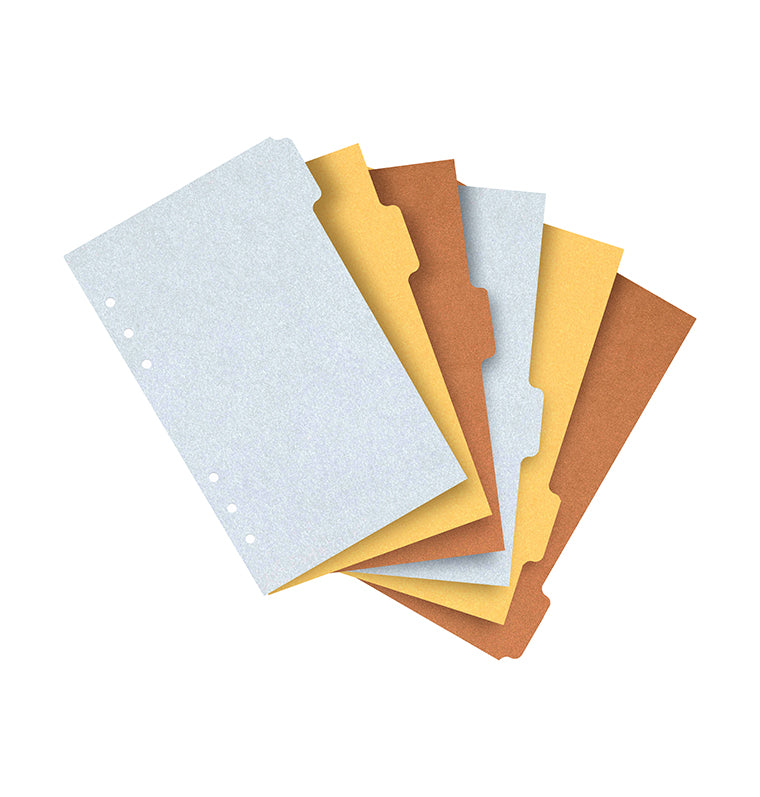 filofax-6er-blanko-trennbl-tter-metallic-personal-ros-gold-gold-silber image 4