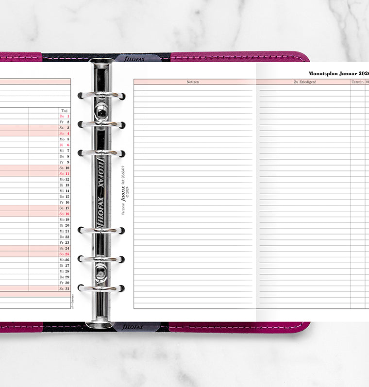 filofax-professional-personal-monatsplaner-leporellos-2026-deutsch image 2