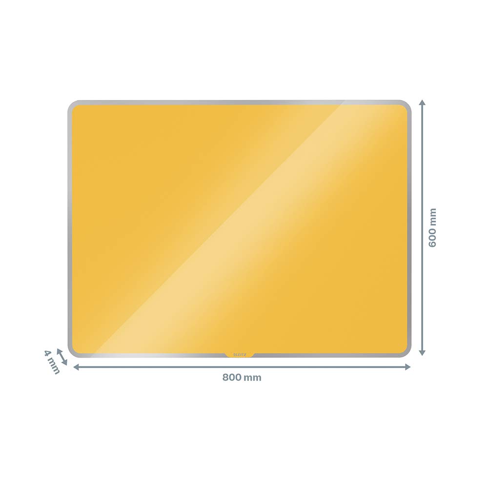 leitz-whiteboard-glas-magnetisch-800x600-warmes-gelb-cosy-70430019 image 4