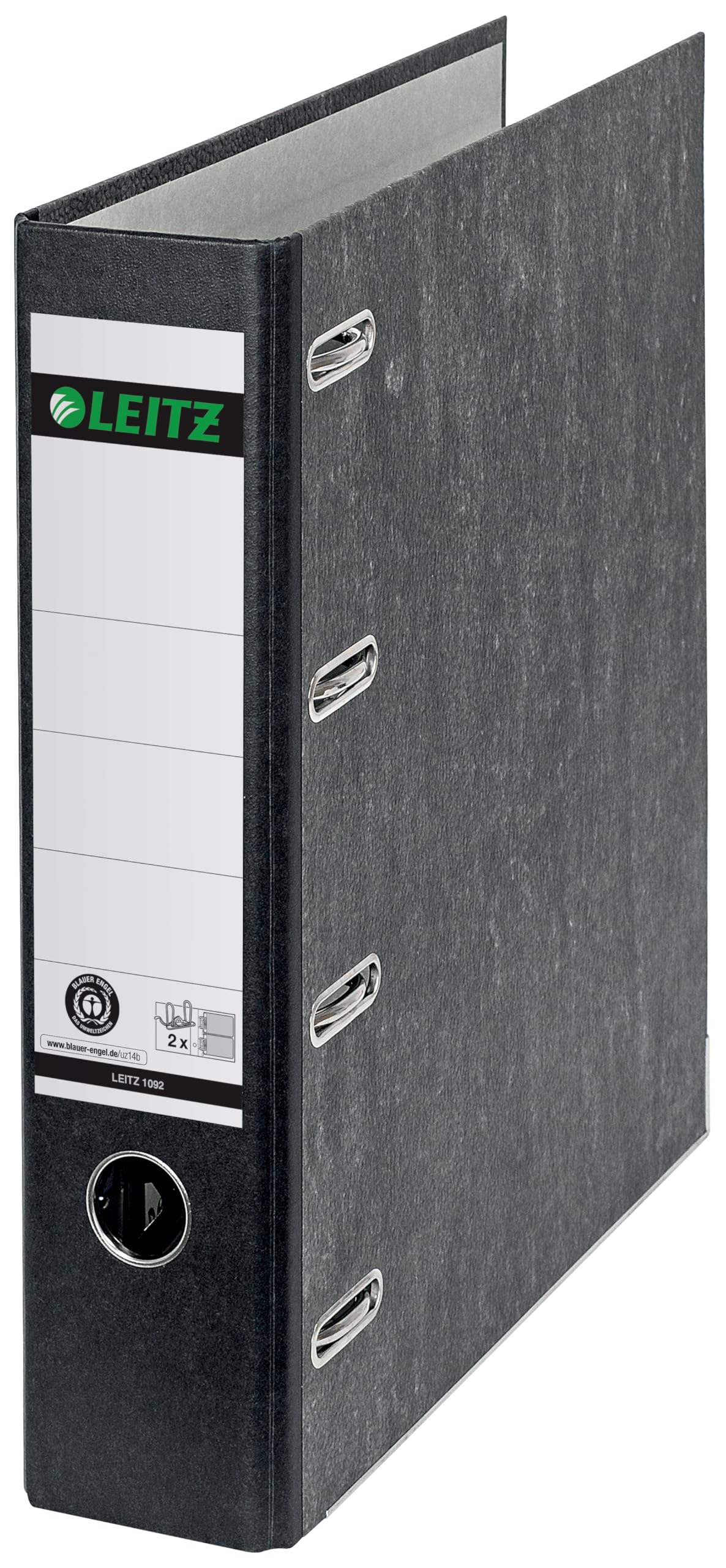 leitz-180-standard-doppelordner-a5-quer-schwarz-10920000 image 1