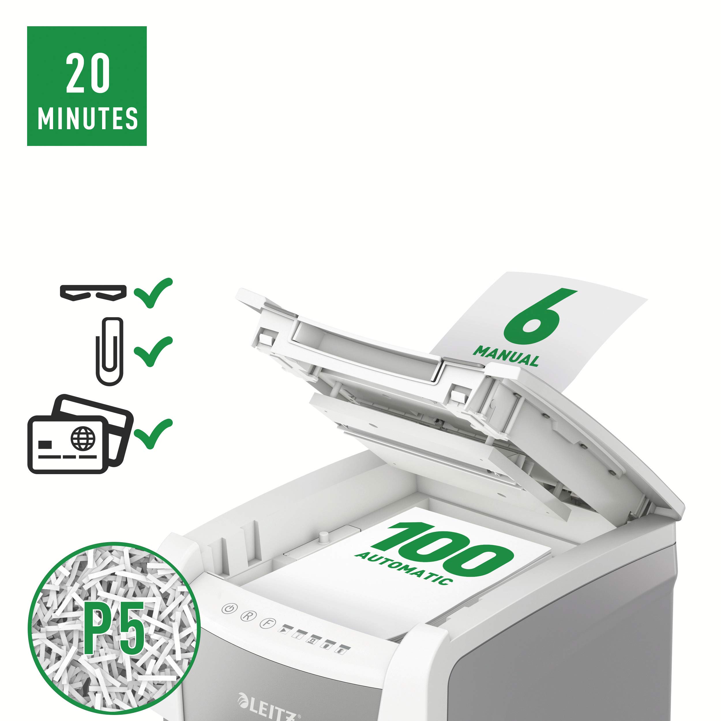 leitz-aktenvernichter-iq-autofeed-100-p5-mikro-schutz-autopapierzufuhr image 3