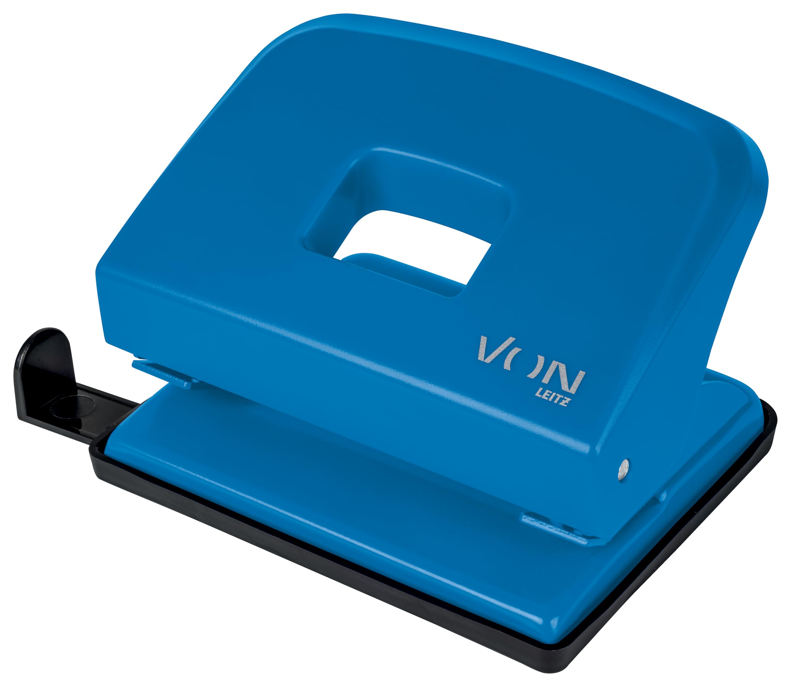 von-leitz-locher-20-blatt-blau-metall-kompakt-a4-a5-a6 image 1