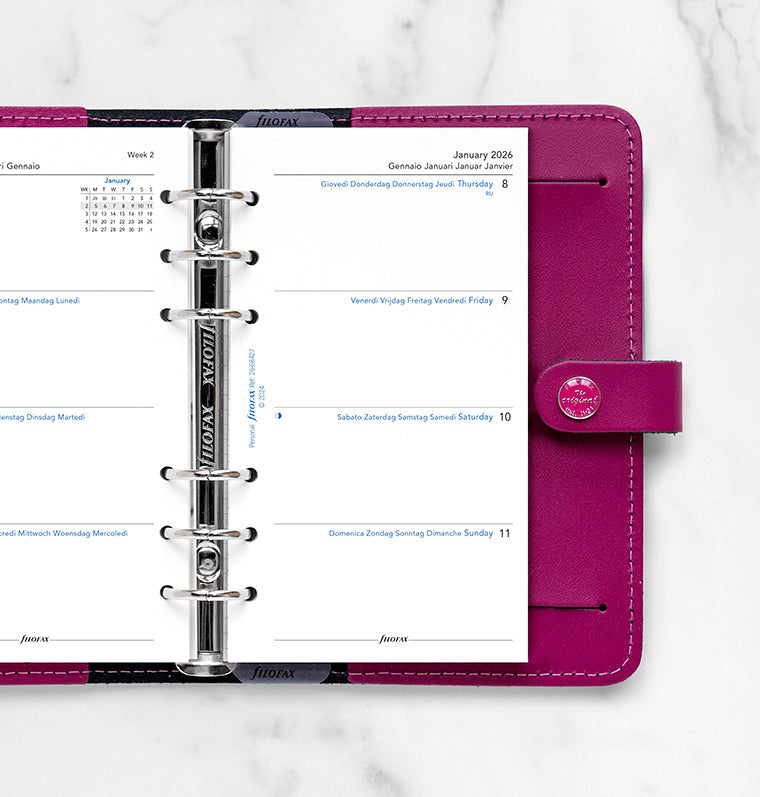 filofax-personal-kalendereinlage-2026-1-woche-2-seiten-multilingual image 2