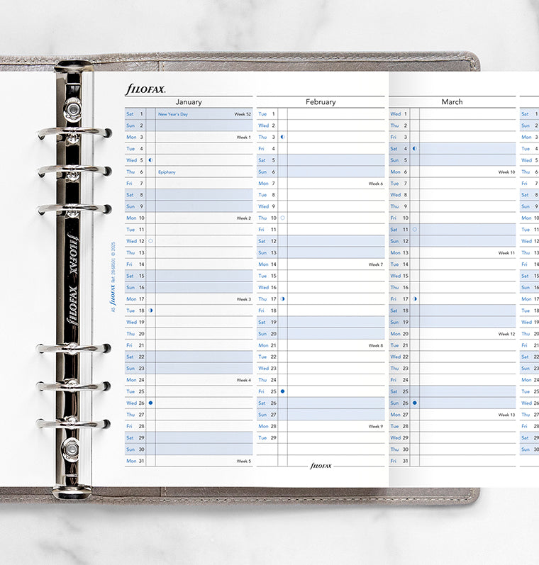 filofax-jahresplaner-englisch-a5-2028-leporello-2 image 2