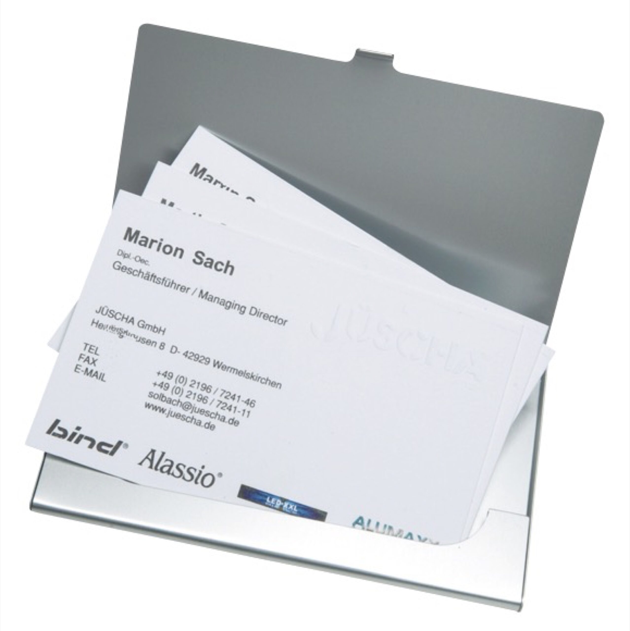alassio-visitenkarten-etui-aluminium-matt-silber image 1