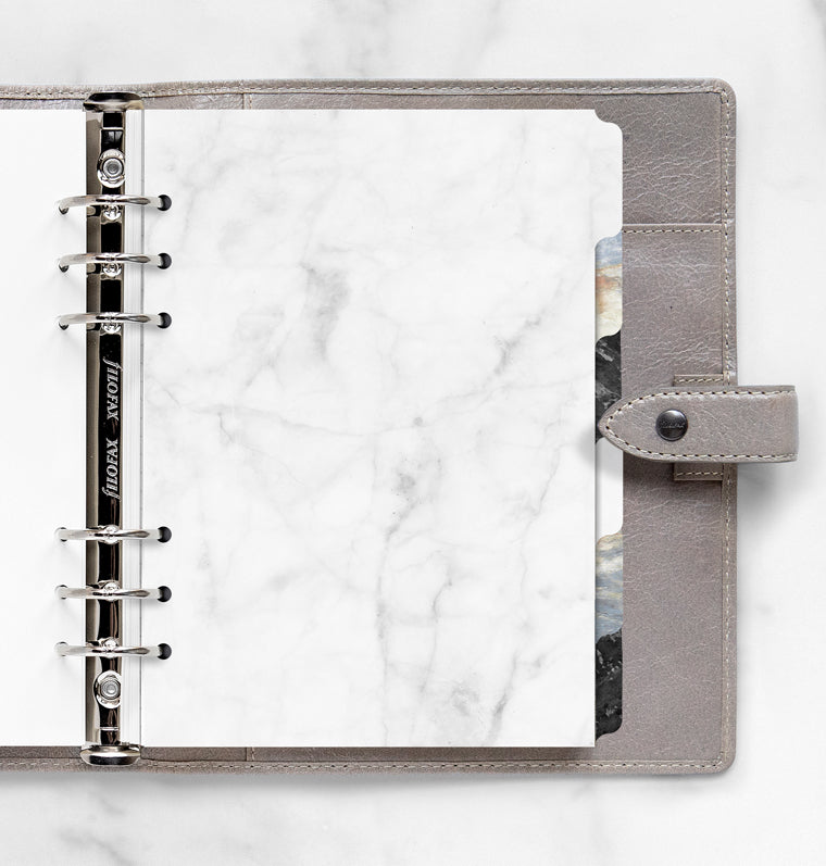 filofax-6er-trennbl-tter-marble-a5-register-sale image 1